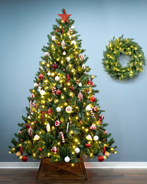 The Pre-lit Arbor Vitae Fir Tree (4ft to 8ft)