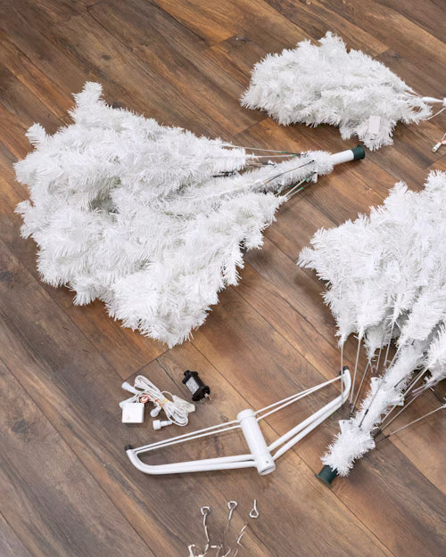 7ft Pre-lit Bianca Pine Tree with Warm White Lights