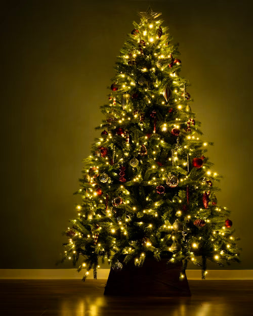 The 7ft Ultra Devonshire Fir Pre-lit with Warm White/Multicoloured Colour