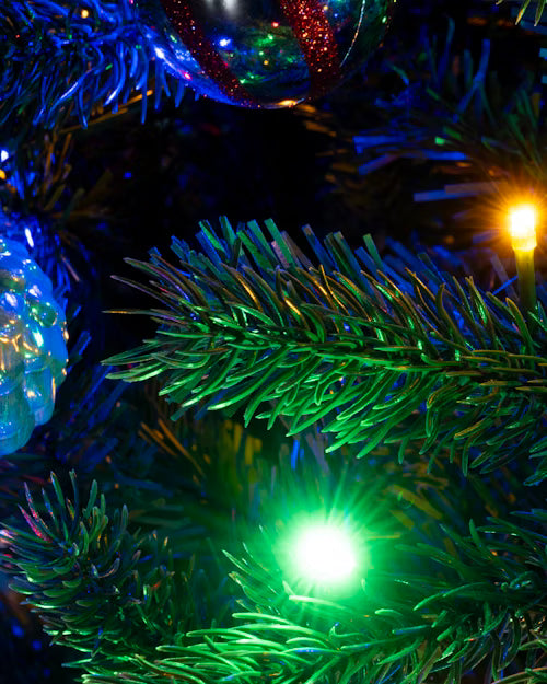 The 7ft Ultra Devonshire Fir Pre-lit with Warm White/Multicoloured Colour