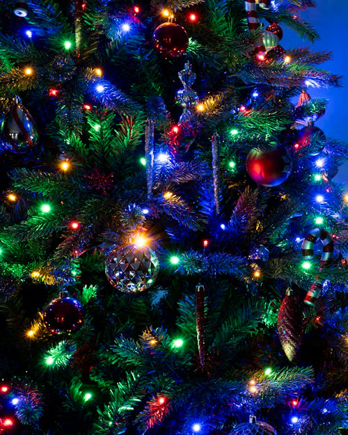 The 7ft Ultra Devonshire Fir Pre-lit with Warm White/Multicoloured Colour