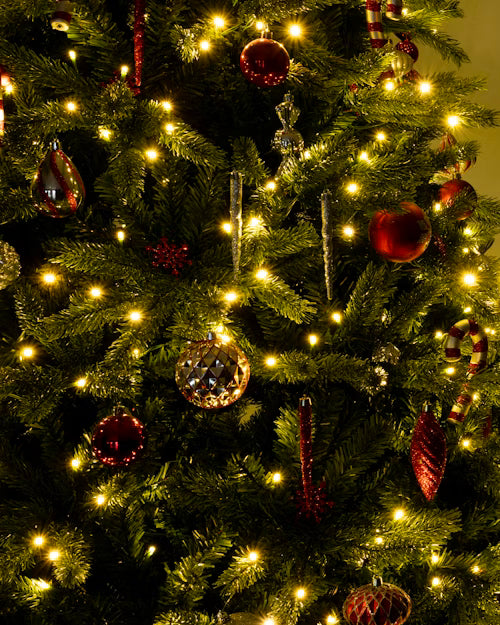 The 7ft Ultra Devonshire Fir Pre-lit with Warm White/Multicoloured Colour